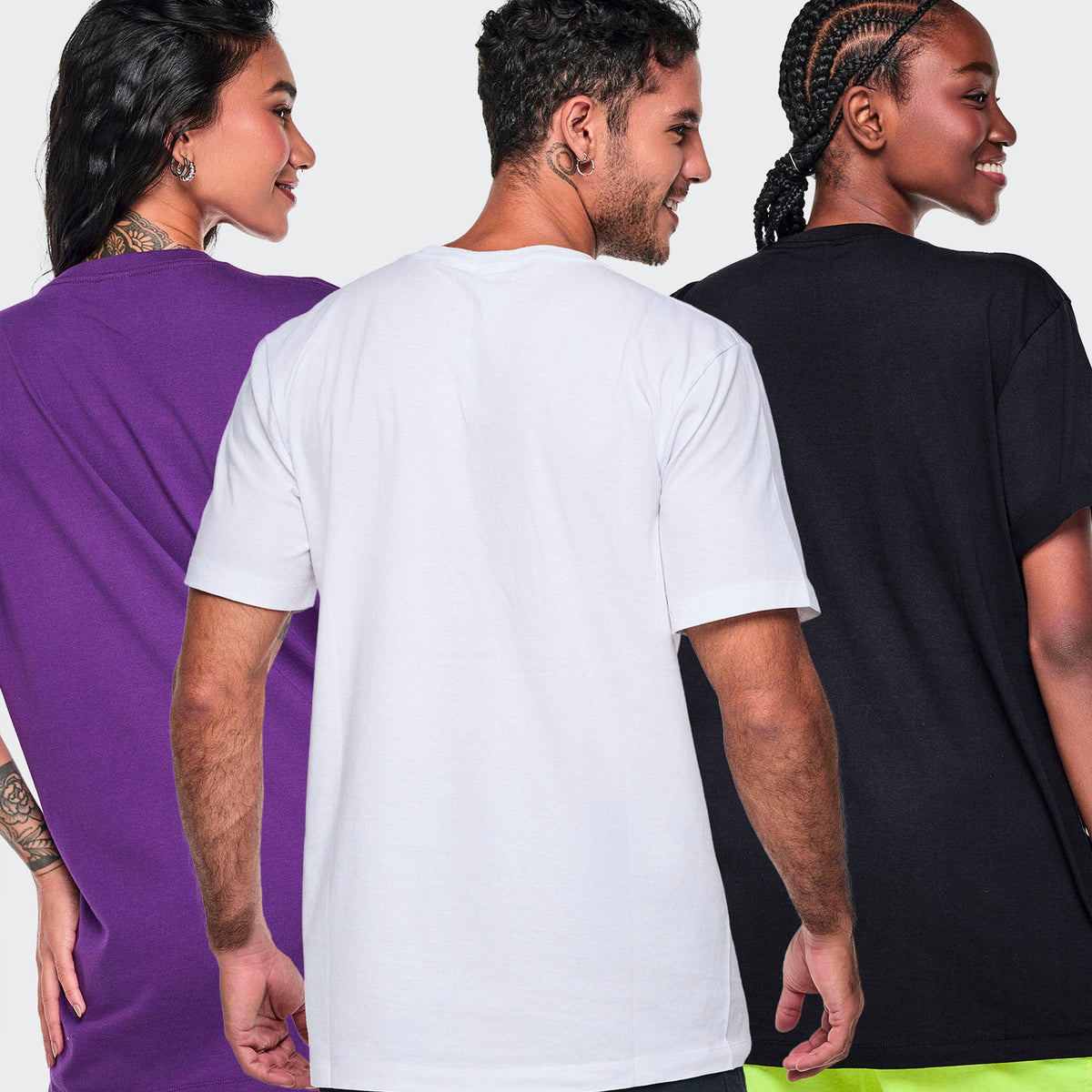 Rock 'n' Roll Unisex Tees 12PK - Black / White / Purple Z3A000346