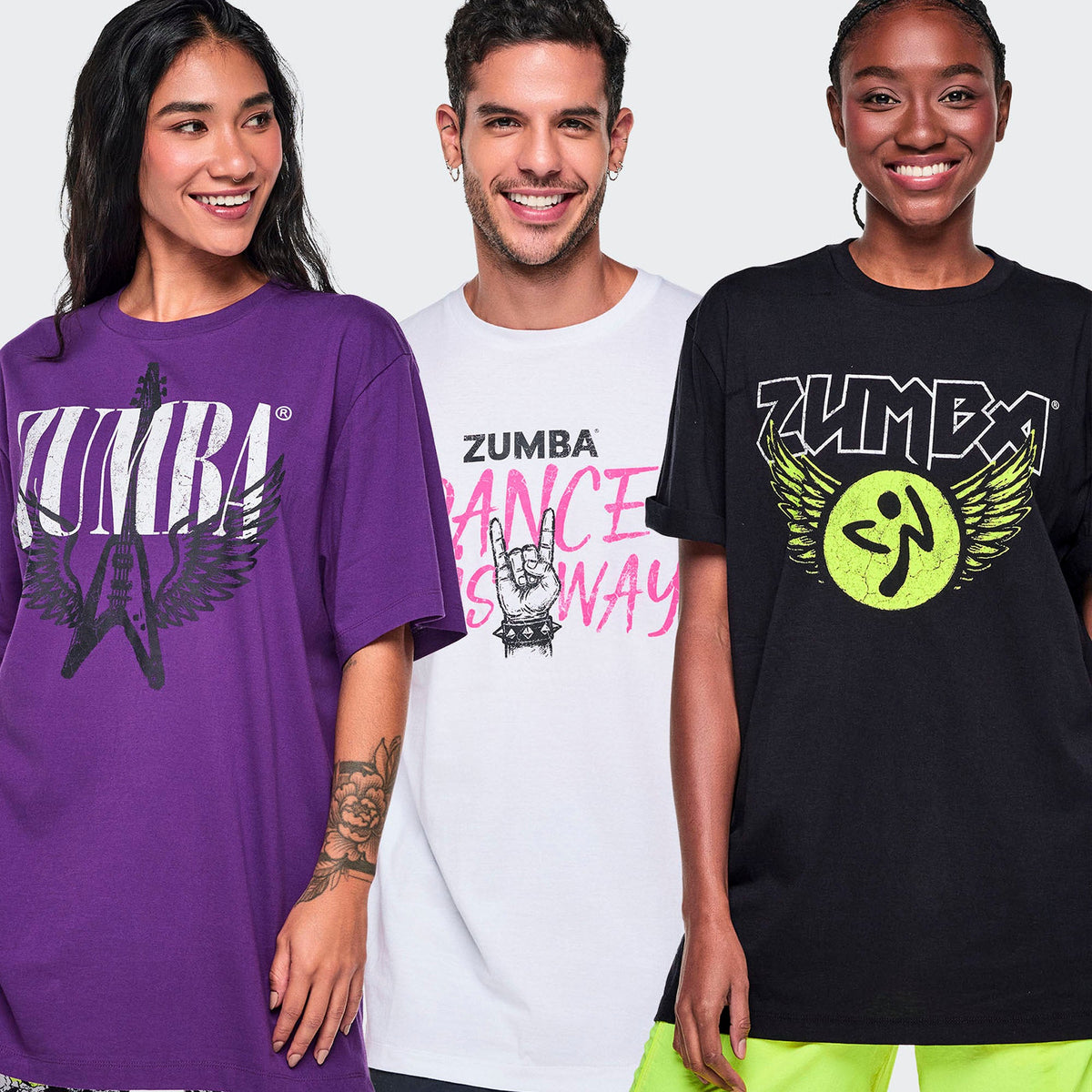 Rock 'n' Roll Unisex Tees 12PK - Black / White / Purple Z3A000346