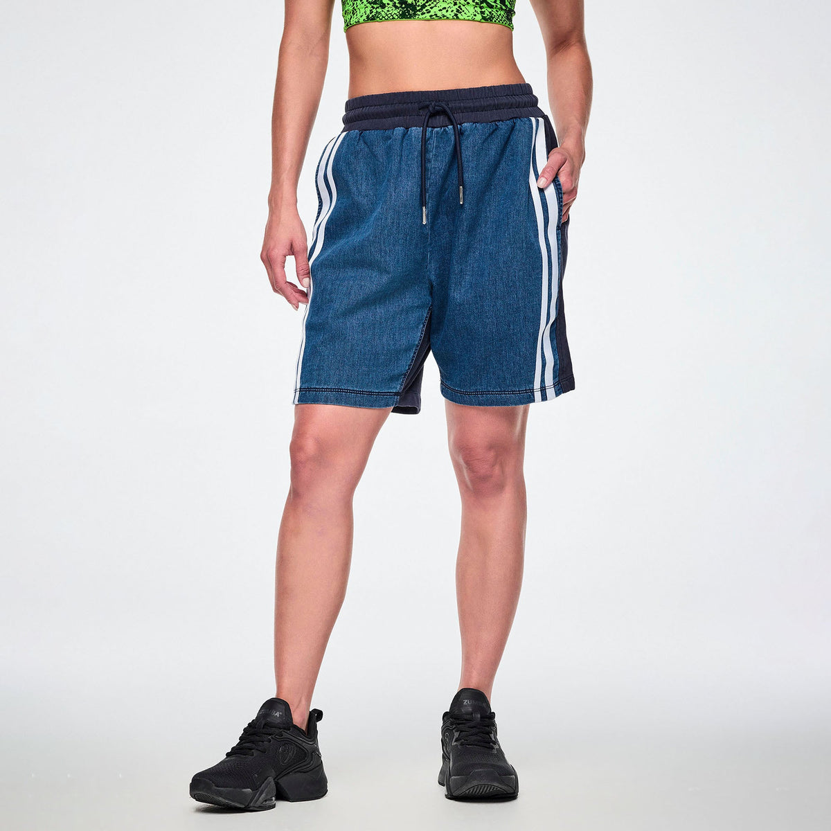 Jean Jamz Combo Shorts- Denim Z3B000017