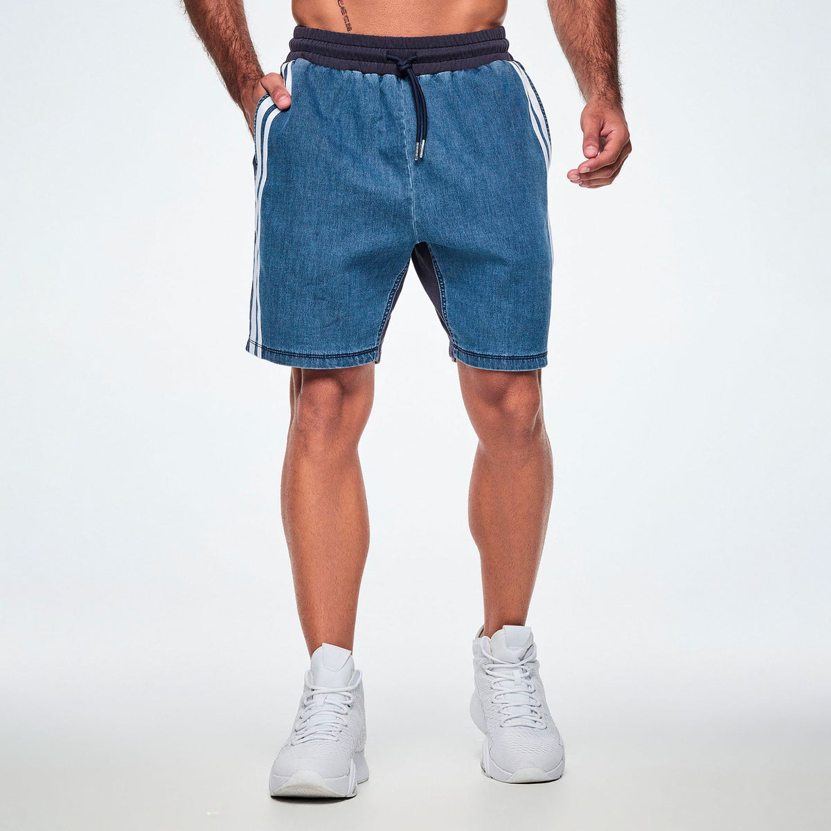 Jean Jamz Combo Shorts- Denim Z3B000017