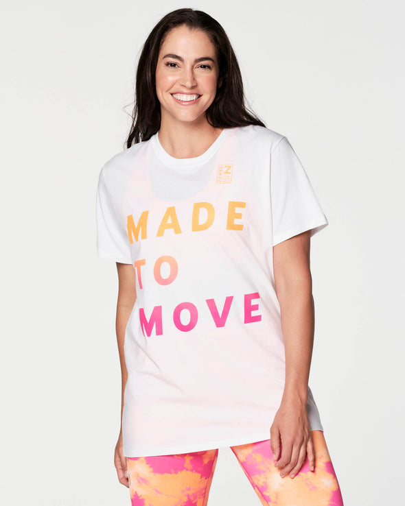 Zumba Move Tee - Wear It Out White Z3T000142