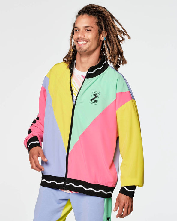 Zumba X Crayola Dance Outside The Lines Track Jacket  - The Whole Box Z3T000164