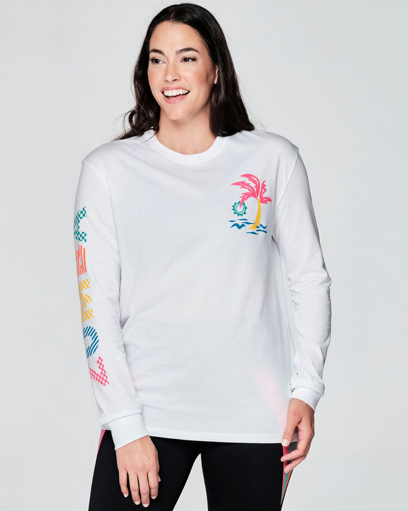 Zumba Good Vibes Long Sleeve -Wear It Out White Z3T000199
