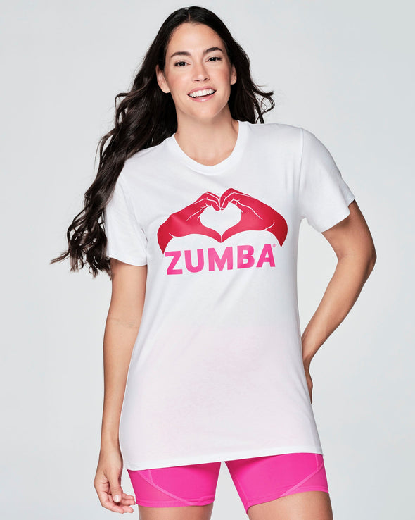 Zumba Kiss Tee - Wear It Out White Z3T000201