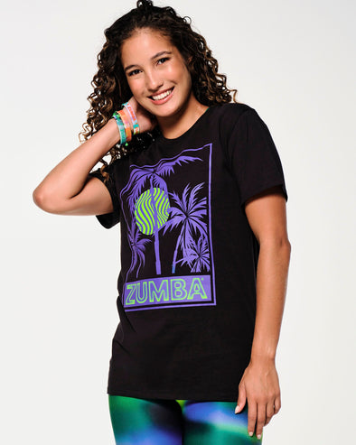 Zumba Tropidelic Instructor Tee - Bold Black Z3T000209