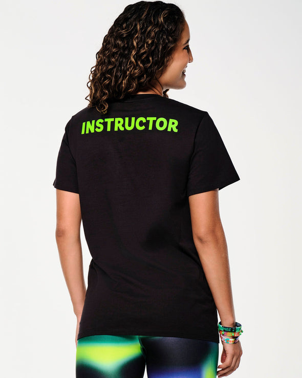 Zumba Tropidelic Instructor Tee - Bold Black Z3T000209