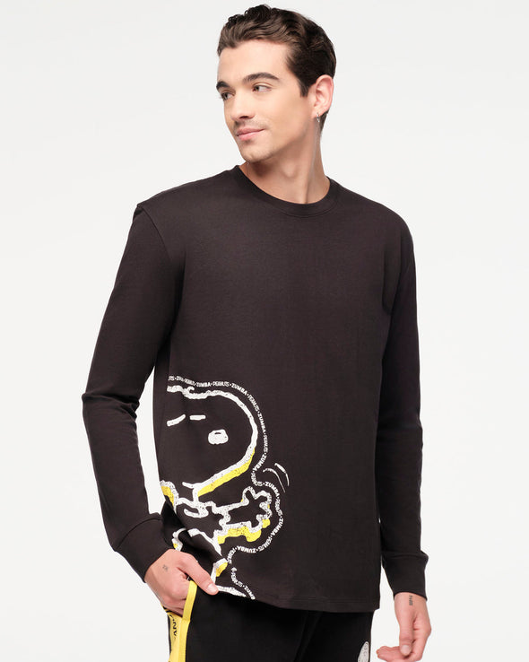 Zumba X Peanuts Long Sleeve Tee - Bold Black Z3T000244