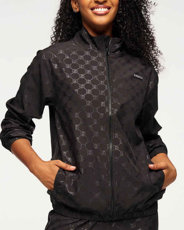 Zumba Runway Unisex Woven Jacket - Bold Black Z3T000252