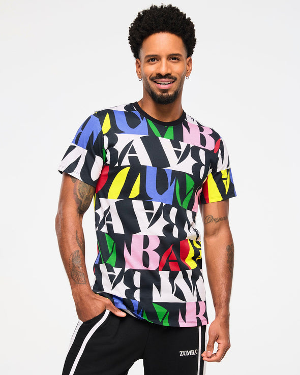 Zumba Haus Crew Neck Tee - Multi Z3T000299