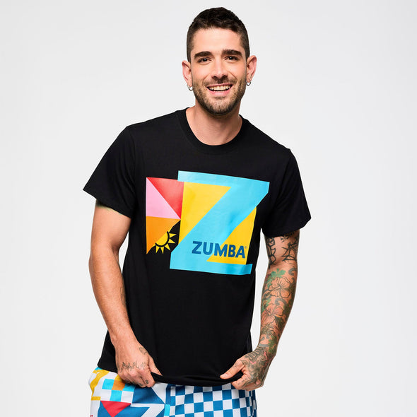 Zumba Rays Crew Neck Tee - Wear It Out White Z3T000301