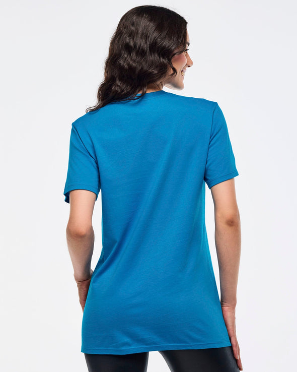 Zumba Libre Crew Neck Tee - Peek-A-Blue Z3T000303