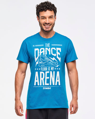 Zumba Libre Crew Neck Tee - Peek-A-Blue Z3T000303