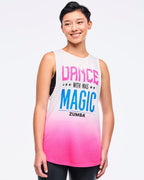Zumba Libre Muscle Tank - Shocking Pink / With Me Green Z3T000307