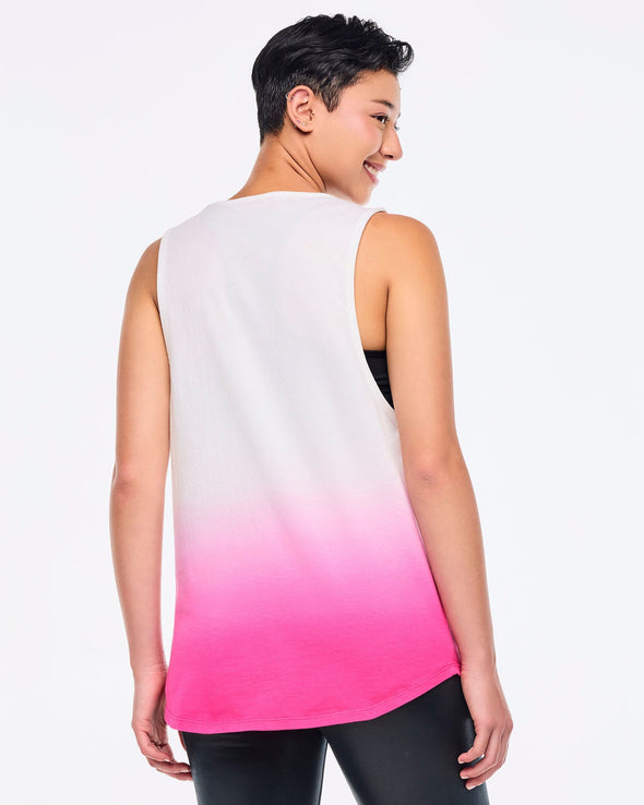 Zumba Libre Muscle Tank - Shocking Pink / With Me Green Z3T000307
