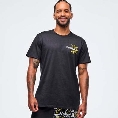 Sizzlin' Crew Neck Tee - Bold Black Z3T000316