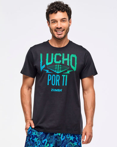 Zumba Libre Crew Neck Tee 2.0 - Bold Black Z3T000319