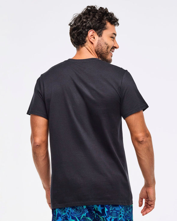 Zumba Libre Crew Neck Tee 2.0 - Bold Black Z3T000319