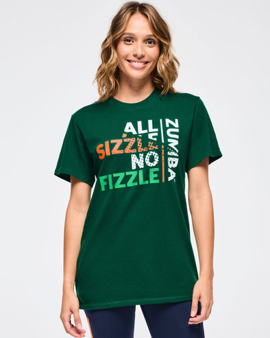 All Sizzle No Fizzle Tee - Teal Tango Z3T000325