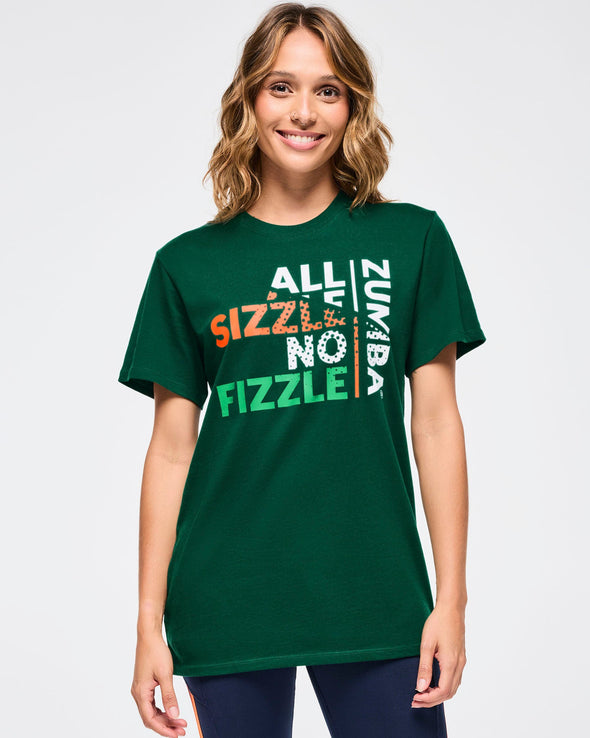 All Sizzle No Fizzle Tee - Teal Tango Z3T000325