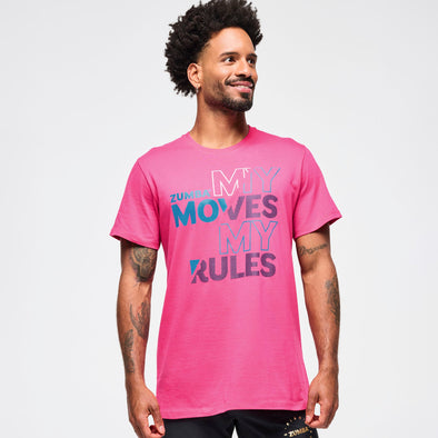 My Moves My Rules Tee - Berry Z3T000326