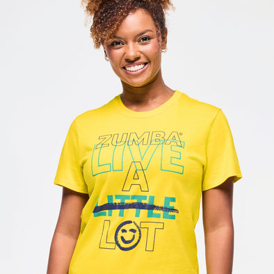 Zumba Live A Lot Tee - Sunrays Z3T000327