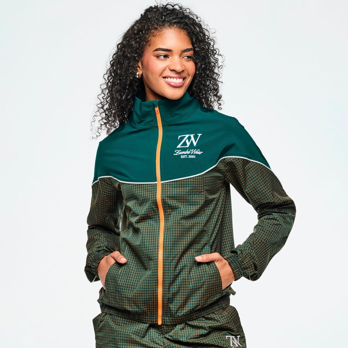 Class of 2001 Unisex Curvy Yoke Jacket - Teal Tango Z3T000333