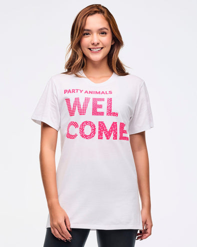 Zumba Kids Instructor Tee - White/Pink Z3T000339