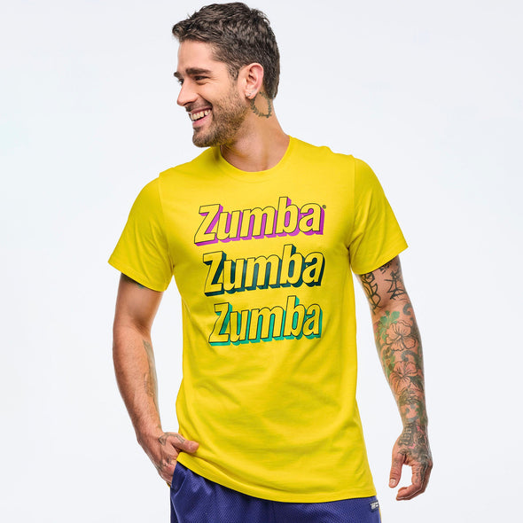 Apres Zumba Unisex Crew Neck Tee - Sunrays Z3T000342