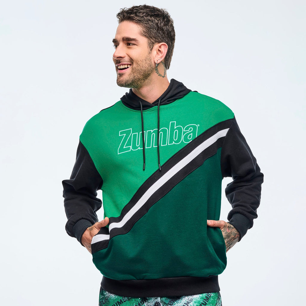 Apres Zumba Unisex Pullover Hoodie - Bold Black Z3T000345