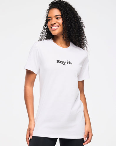 Say It Tee - Wear It Out White Z3T000286