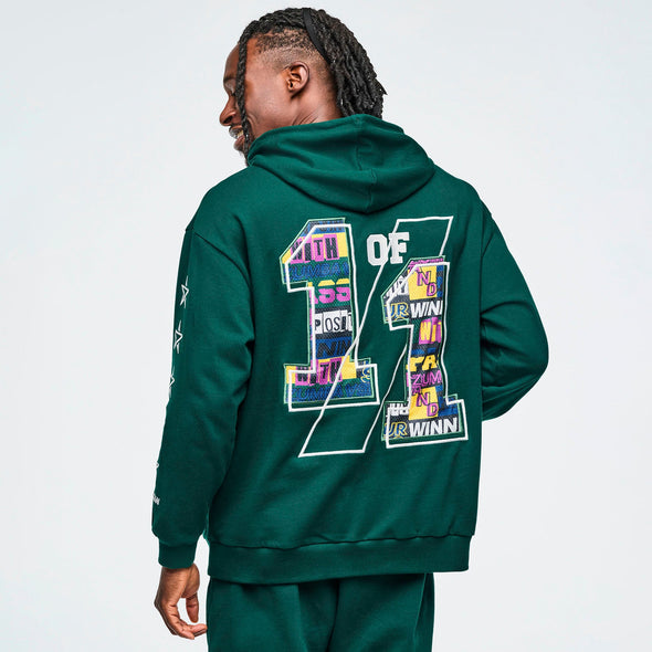 ZW Unisex Pullover Hoodie - Teal Tango Z3T000353
