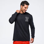 Eastern Flavor Long Sleeve Top - Bold Black Z3T000356