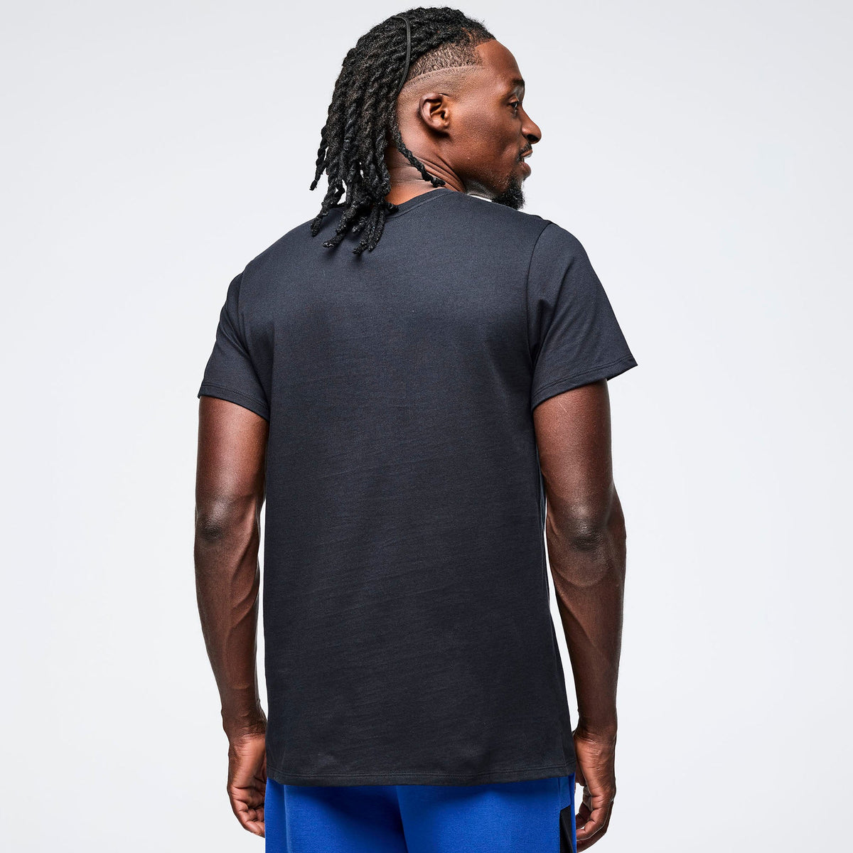 Eastern Flavor Crew Neck Tee - Black Z3T000361