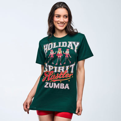 Zumba Holiday Unisex Crew Neck Tee - Teal Z3T000368