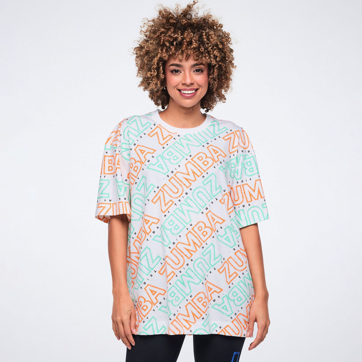 Wildbeat Unisex Oversized Top - White/Orange Z3T000383