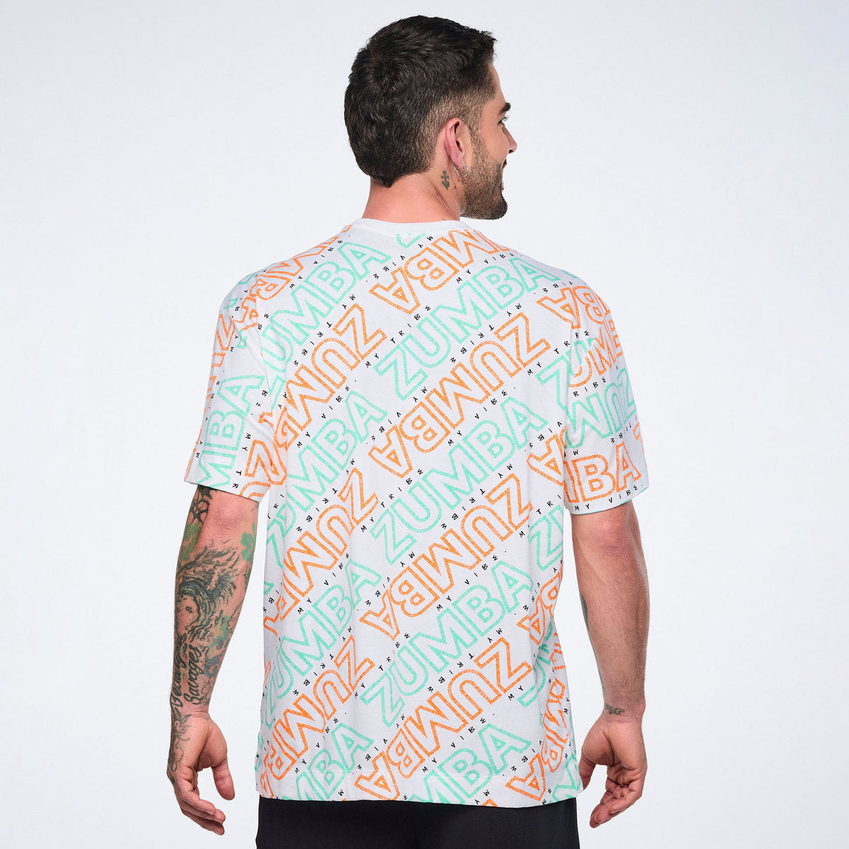 Wildbeat Unisex Oversized Top - White/Orange Z3T000383