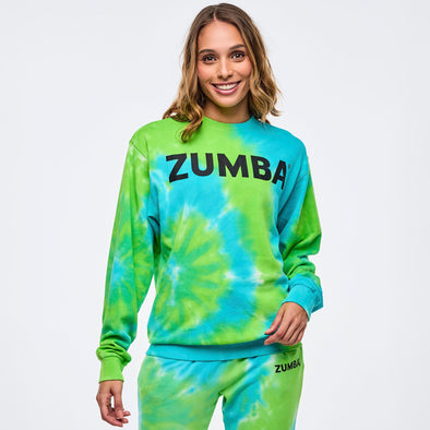 Neon Pullover Sweatshirt - Blue/Green / Pink/Purple Z3T000389