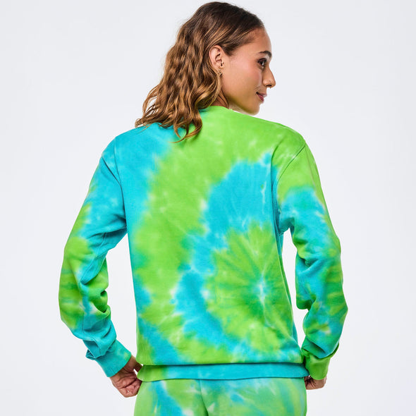 Neon Pullover Sweatshirt - Blue/Green / Pink/Purple Z3T000389