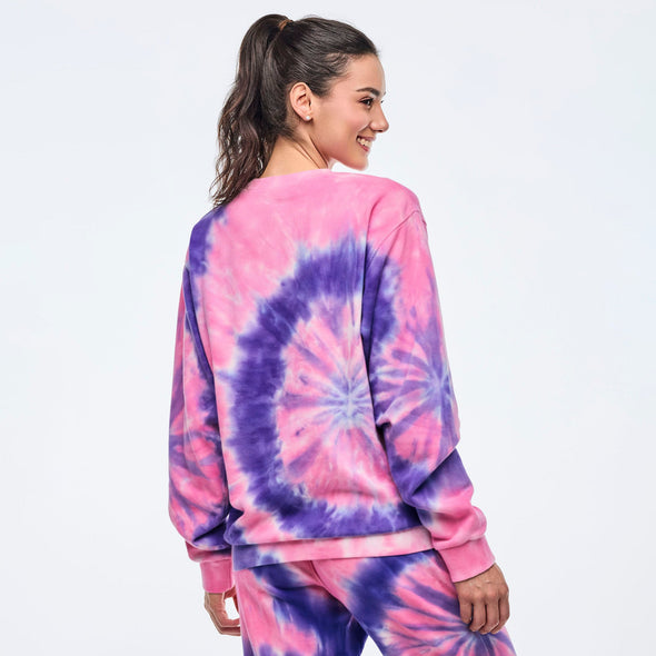 Neon Pullover Sweatshirt - Blue/Green / Pink/Purple Z3T000389