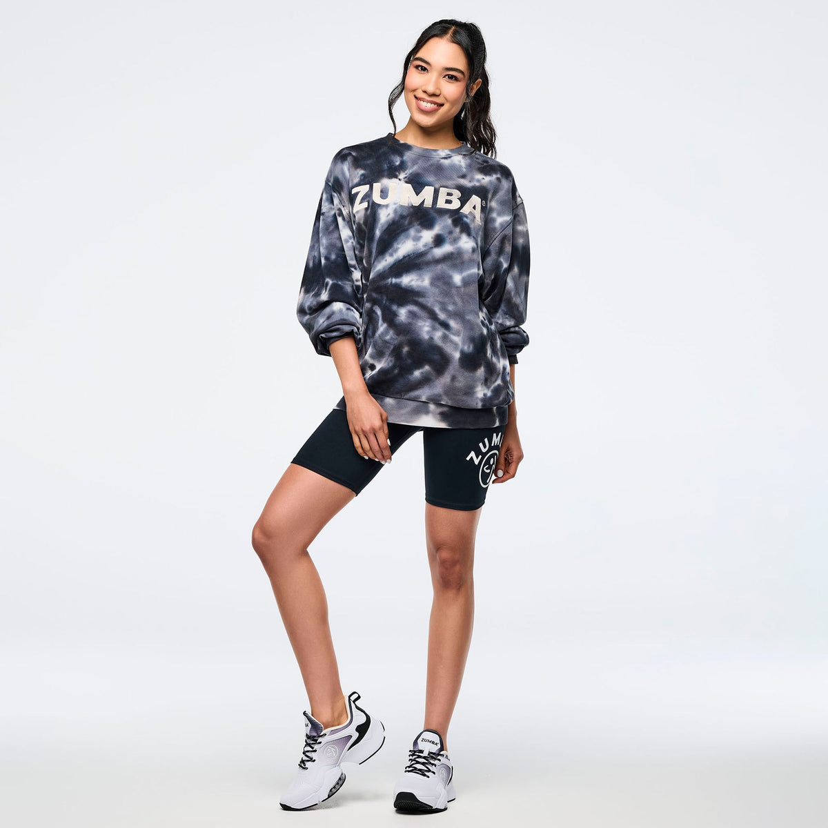 Zumba Basic Unisex Pullover Sweatshirt - Black/White Z3T000407