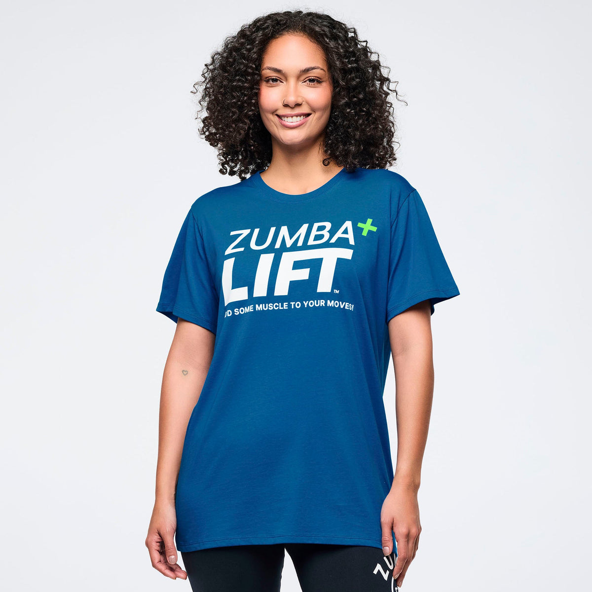Zumba + LIFT Unisex Tee - Blue Lightning Z3T000417