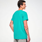 Electric Feel Unisex Crew Neck Tee - Aqua Z3T000422