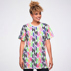 Dale-Z Unisex Crew Neck Tee - White/Multi - Z3T000447
