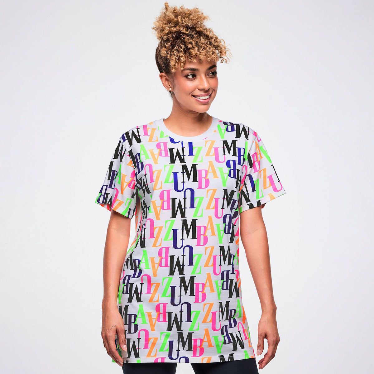 Dale-Z Unisex Crew Neck Tee - White/Multi - Z3T000447