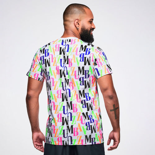 Dale-Z Unisex Crew Neck Tee - White/Multi - Z3T000447