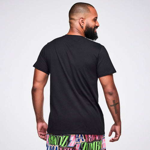 Dale-Z Unisex Crew Neck Tee - Black Z3T000448
