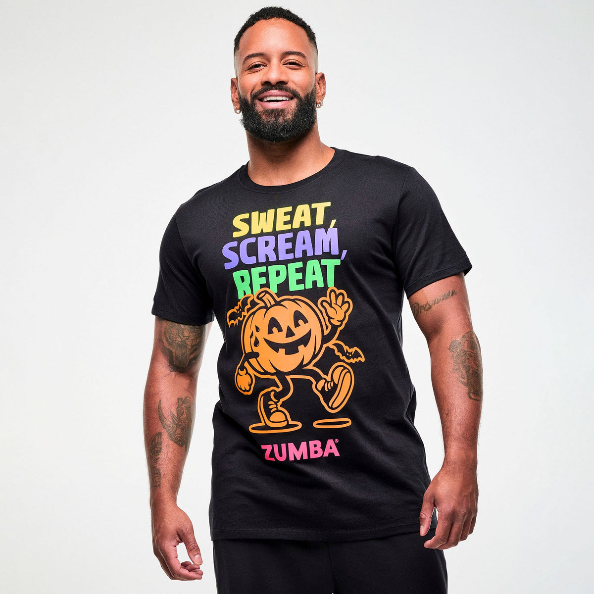 Zumba Halloween Unisex Tee - Bold Black Z3T000455