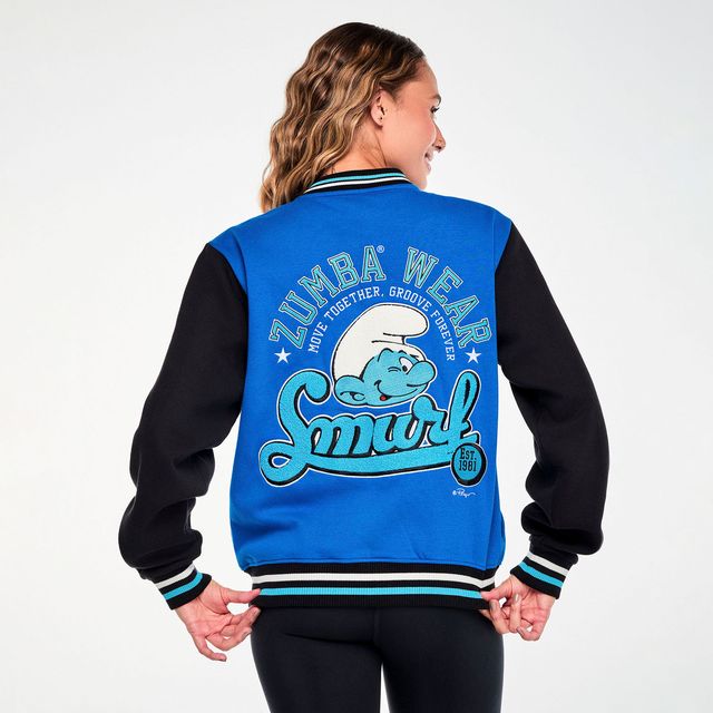Zumba X The Smurfs Varsity Jacket - True Blue Z1T001359