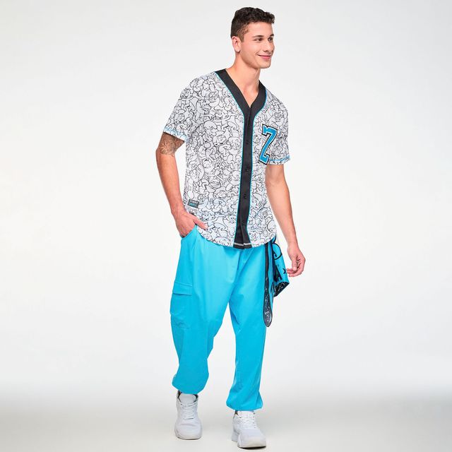 Zumba X The Smurfs Baseball Button Up - Wear It Out White Z1T001356