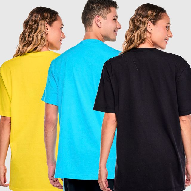 Zumba X The Smurfs Tees 12PK - BLACK / BLUE / YELLOW Z3A000357